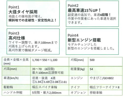 スパイダーモア　SP853 法面草刈機(共立AZ853同等) オーレック