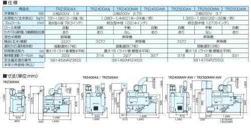 サタケ籾摺機 ロール幅3インチ TRZ300AX 仕上米スロワ